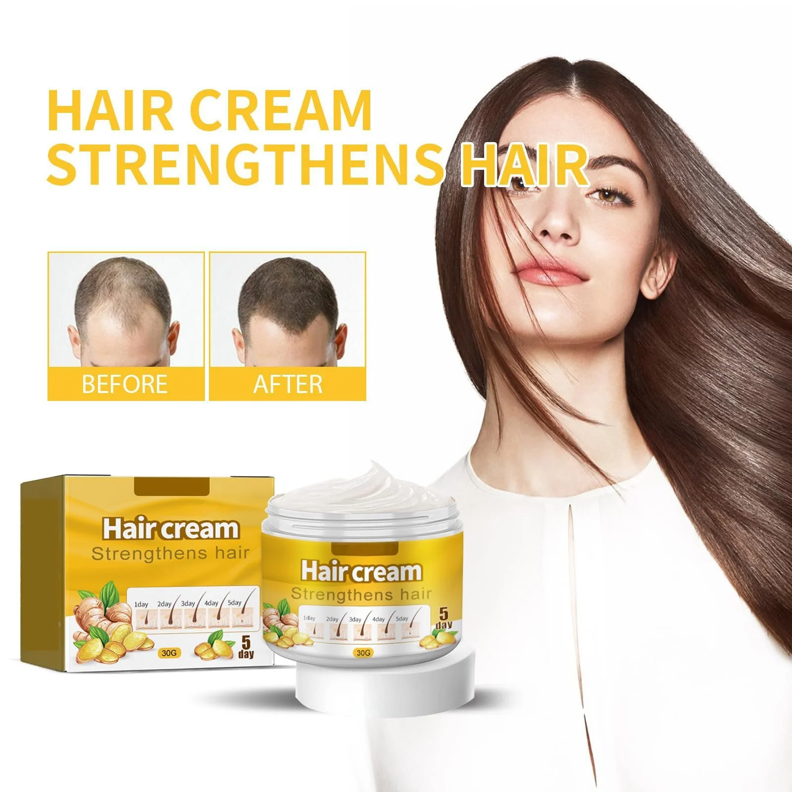 Бальзам для догляду за волоссям з імбиром Dyceittdia, 2 шт, фото №5 Бальзам для догляду за волоссям з імбиром Dyceittdia, 2 шт, фото №5