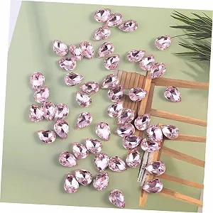 Стразы Капля Стекло для одежды 150 шт для изготовления ювелирных изделий, украшений для ногтей, рукоделия synthetic.ua - Фото 1