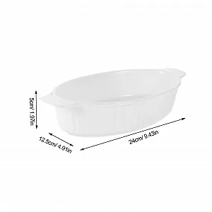 Керамическая форма для запекания с ручками Термостойкая Универсальная Сервировочная блюдо цена на synthetic.ua - Фото 1 Керамическая форма для запекания с ручками Термостойкая Универсальная Сервировочная блюдо synthetic.ua - Фото 1