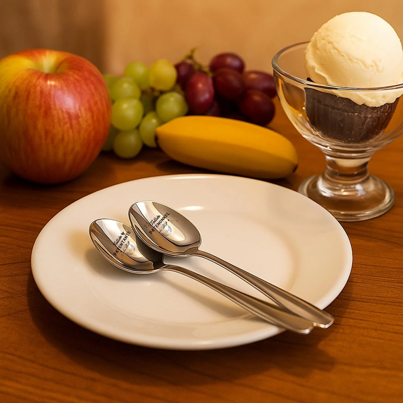 Набір ложок з гравіюванням 2 шт., фото №6