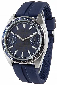 Радіокерований годинник з нержавіючої сталі з датою, днем тижня - Фото 1