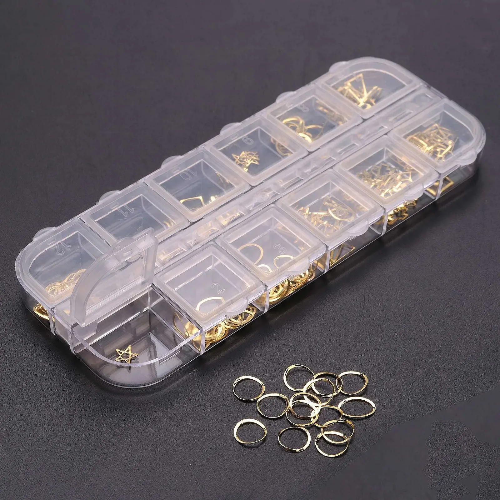 Украшение для ногтей Booso, заклепки №2, фото №3