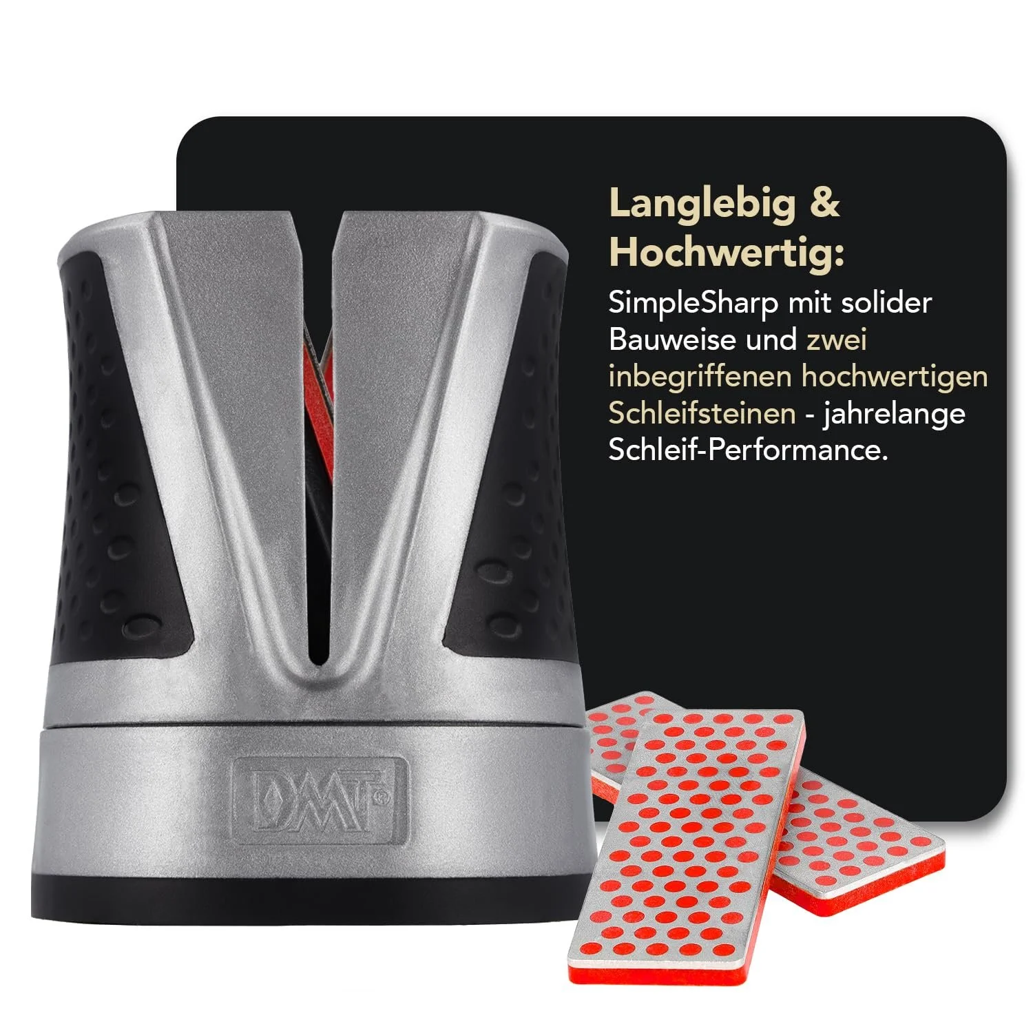 Алмазная точилка для ножей DMT Simple Sharp 110 x 92 x 83 мм Серая, фото №7