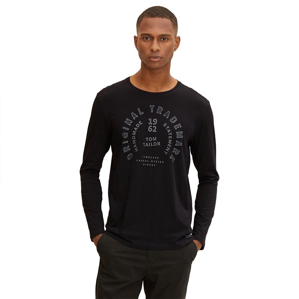 Футболка с длинным рукавом Tom Tailor 1034513-29999 Черный XL, фото №1