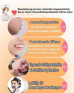 Пластир для рота для дітей для сну, уникнення аденоїдного обличчя, подолання дихання ротом synthetic.ua - Фото 1