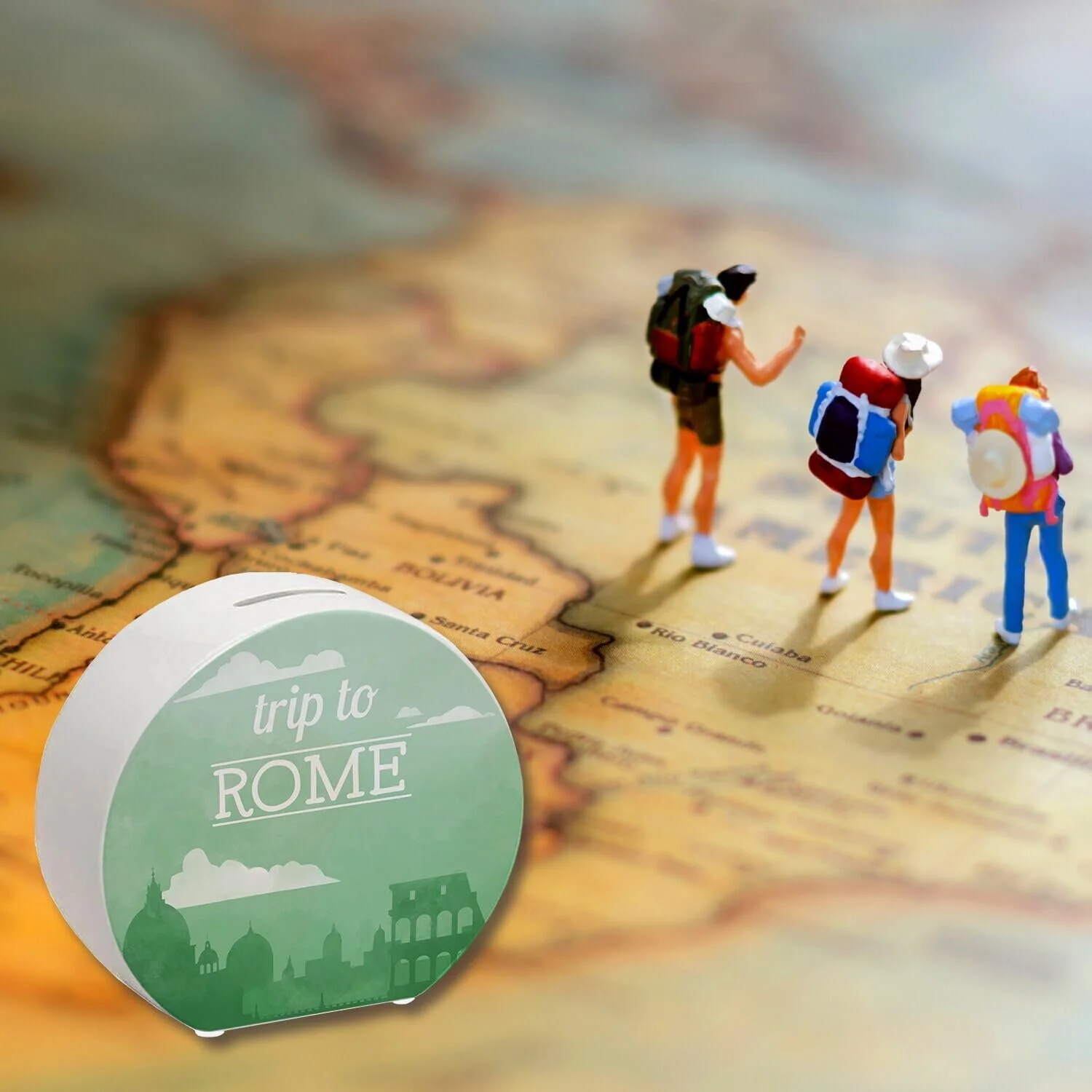 Скарбничка Подорож до Рима керамічна, фото №6