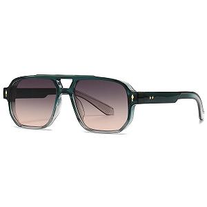 Великі Cонцезахисні Окуляри Kachawoo Ретро Вінтажні Квадратна Товста Оправа UV400 - Фото 1