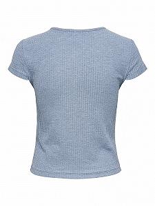 Блуза ONLNELLA BUTTON TOP NOOS JRS 15181030 Faded Denim ONLY Блакитний L synthetic.ua - Фото 1