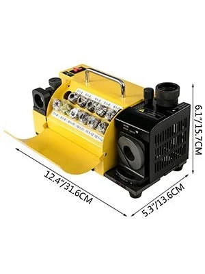 Заточувальна машина для свердел VEVOR MR-13A Жовта, фото №3