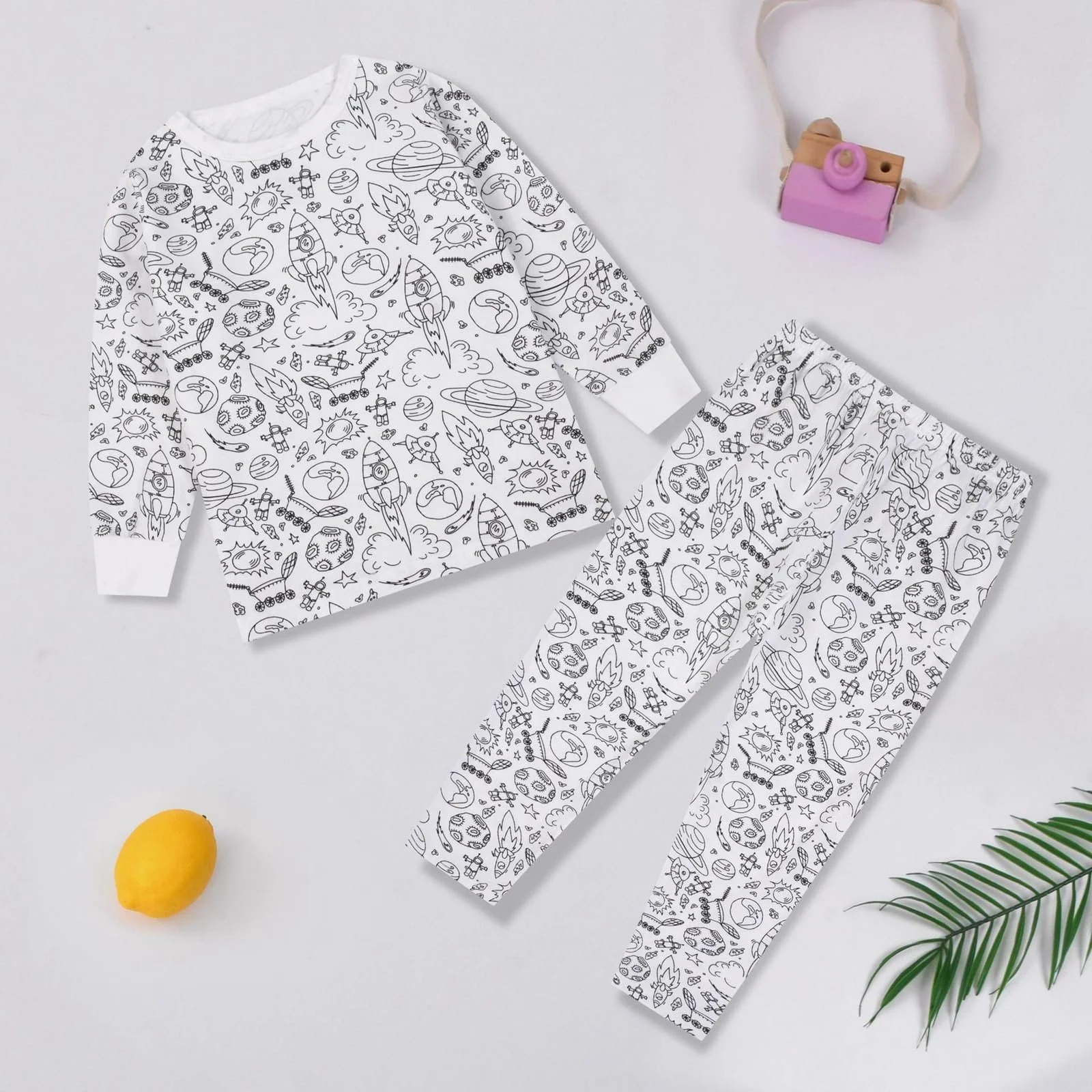 Флисовая пижама Детский комплект - Милые детские костюмы Длинные топы и штаны Свободная флисовая пушистая пижама Мультяшная ночная одежда Длинный пуловер Пижамные штаны Домашний костюм Осенне-зимние комплекты одежды, фото №2 Флисовая пижама Детский комплект - Милые детские костюмы Длинные топы и штаны Свободная флисовая пушистая пижама Мультяшная ночная одежда Длинный пуловер Пижамные штаны Домашний костюм Осенне-зимние комплекты одежды, фото №2