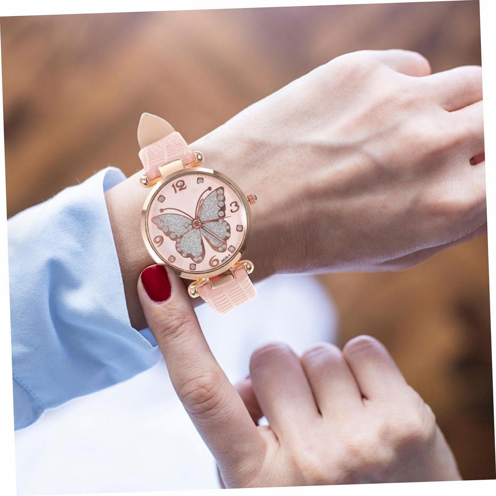 OATIPHO Годинник наручний жіночий Zarte з метеликом, фото №4