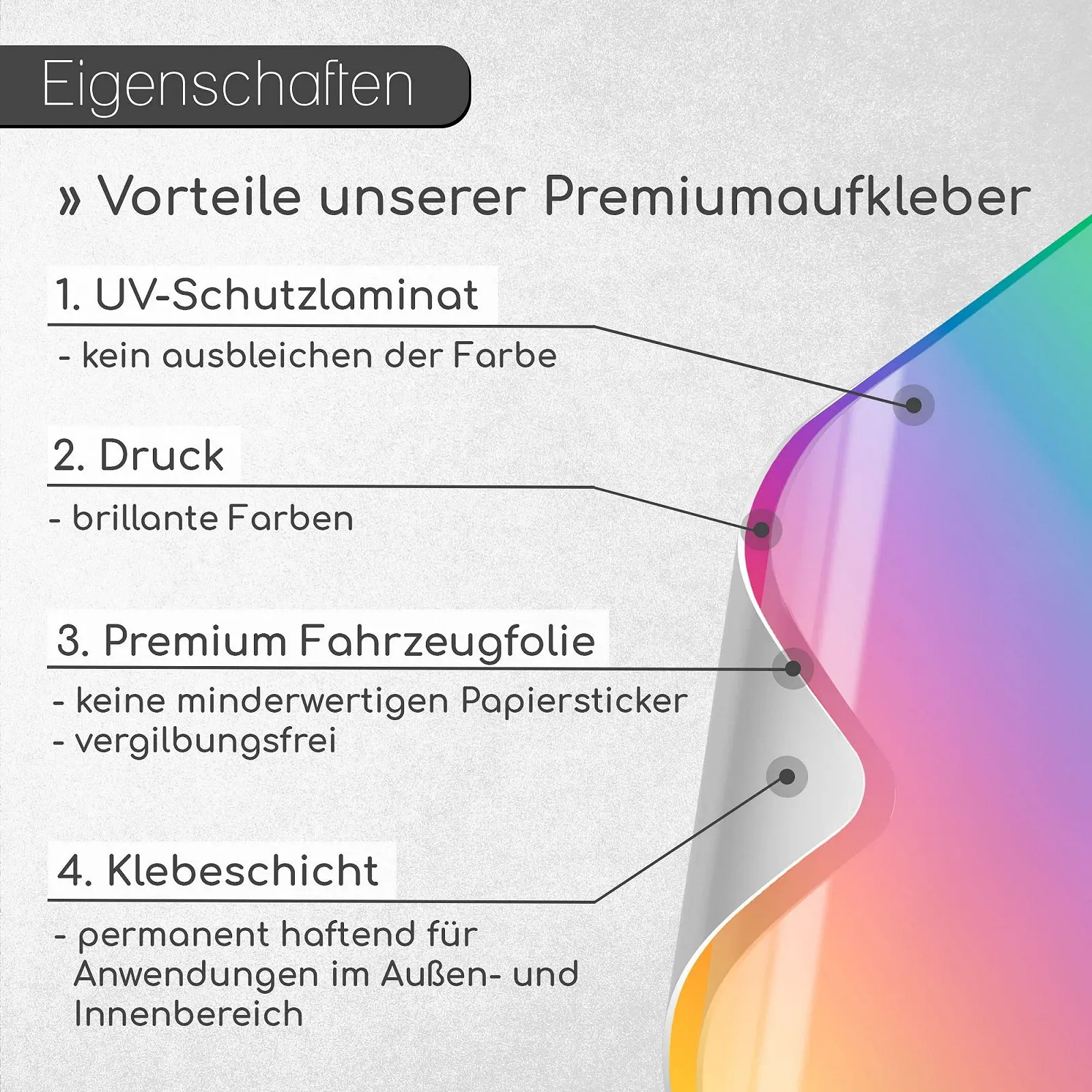 Набір наклейок dv1032 Cat Baby 2 шт. коричневий та білий, фото №3