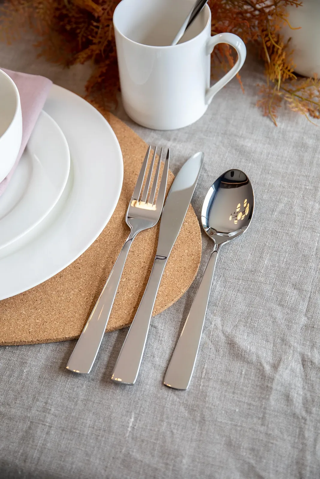 Набір столових приборів Mikasa Harlington 24 предмети, срібний, фото №7