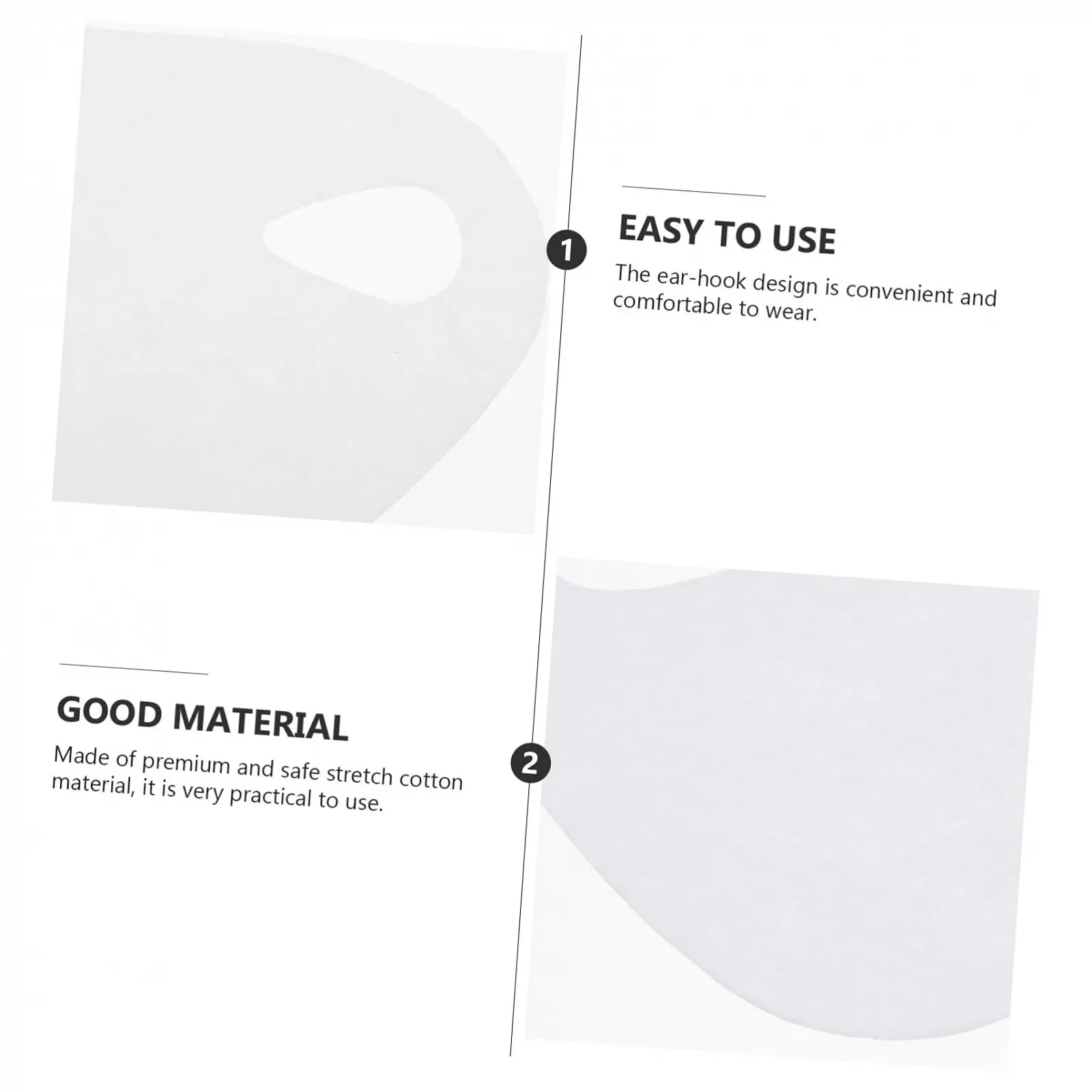 Стрічки для обличчя PACKOVE 20 шт. для підтяжки шиї та корекції форми обличчя, фото №6