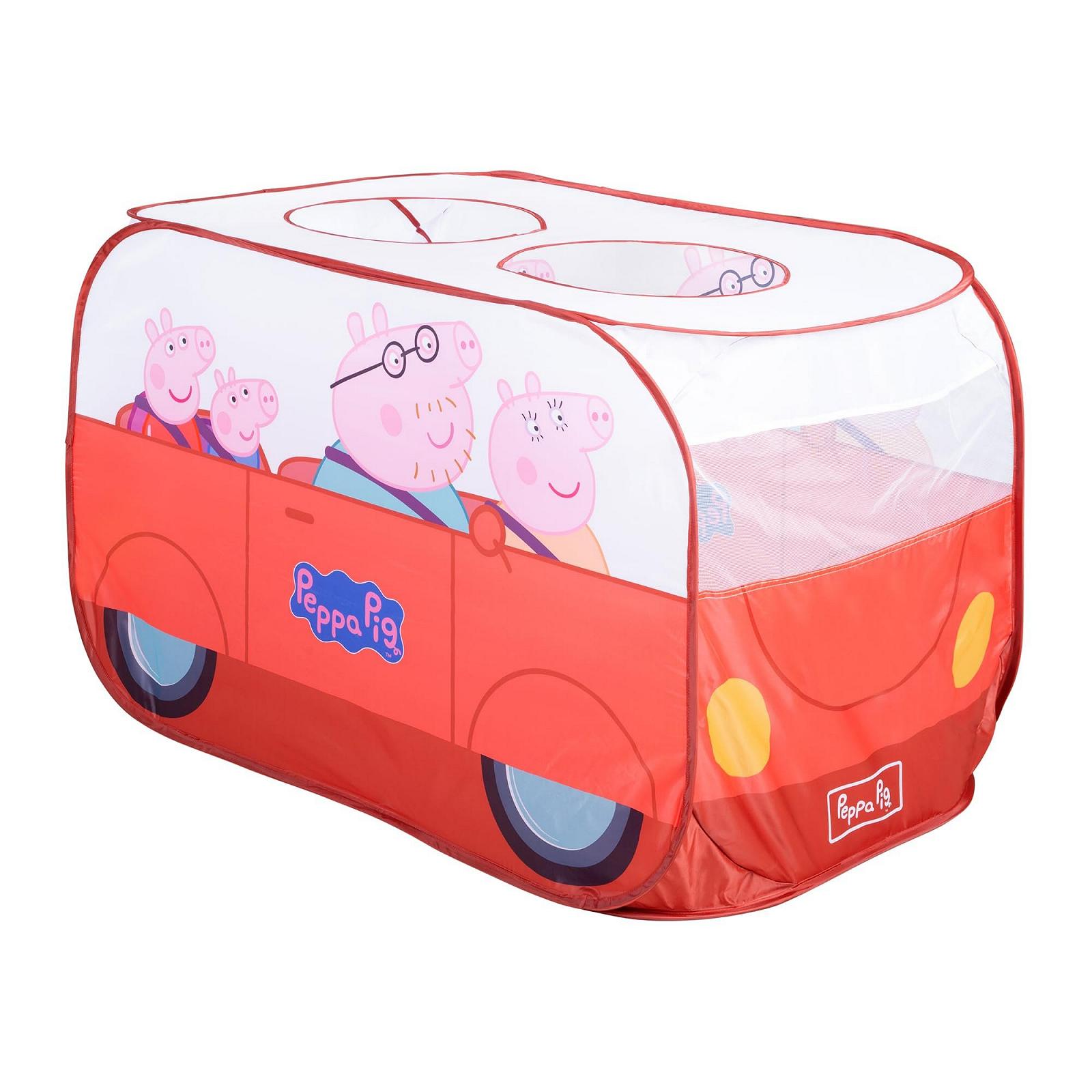Палатка Игровая Roba Peppa Pig Всплывающая Автомобиль Характеристики Красный, фото №4