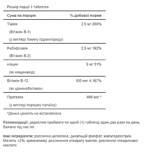 B-Complex B-12 90tabs synthetic.ua - Фото 1