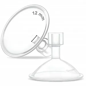 Накладка на груди Maymom MyFit Crater Series 12 мм, двосекційна, невелика, сумісна з деталями молоковідсмоктувача Medela - Фото 1