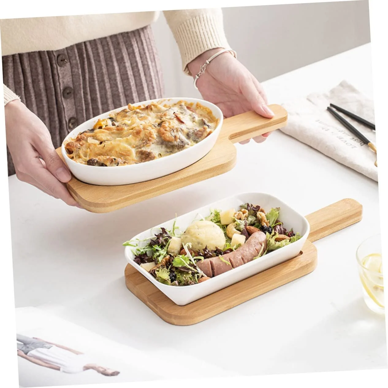 Форма для запікання VANZACK овальна керамічна термостійка, фото №4