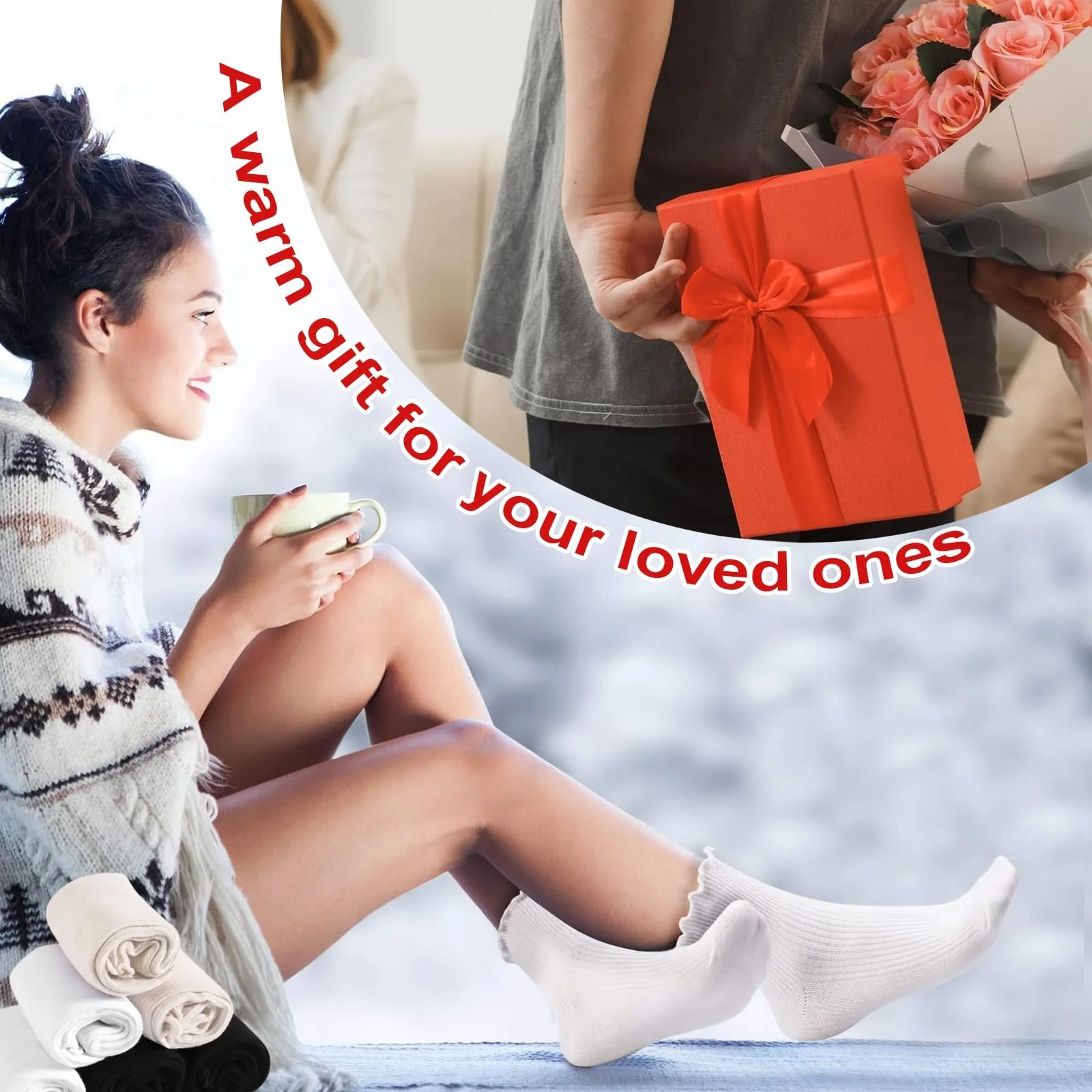 Носки с рюшами, Набор из 8 пар носков с рюшами, Женские, Повседневные носки до щиколотки из хлопка, Модные и удобные, Идеальны для всех случаев (3 цвета), фото №7 Носки с рюшами, Набор из 8 пар носков с рюшами, Женские, Повседневные носки до щиколотки из хлопка, Модные и удобные, Идеальны для всех случаев (3 цвета), фото №7