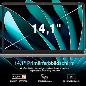 Ноутбук 14" Aocwei A2 Intel Celeron N4020C RAM 6GB eMMC 64GB Windows 11 (UKR) synthetic.ua - Фото 1