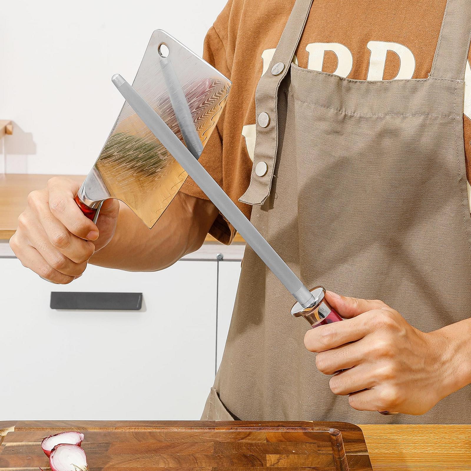 Мусат WILDMOK Professional 23 см німецька високовуглецева нержавіюча сталь хром, фото №5