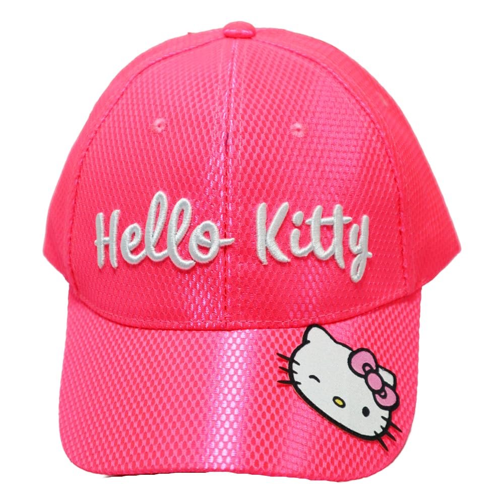 Бейсболка Hello Kitty для детей с эффектом блеска и вышивкой размер 52-54, фото №2