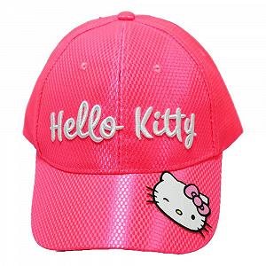 Бейсболка Hello Kitty для детей с эффектом блеска и вышивкой размер 52-54 synthetic.ua - Фото 1