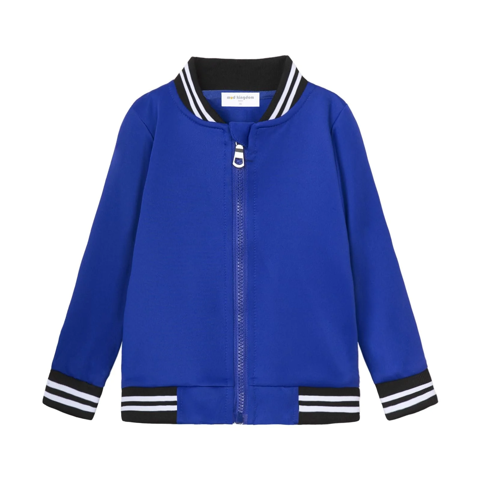 Куртка Mud Kingdom Бейсбольна Смугаста Спортивна для Хлопчиків і Дівчаток з Блискавкою, фото №1