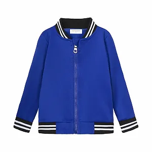 Купити Куртка Mud Kingdom Бейсбольна Смугаста Спортивна для Хлопчиків і Дівчаток з Блискавкою - Фото 1 Куртка Mud Kingdom Бейсбольна Смугаста Спортивна для Хлопчиків і Дівчаток з Блискавкою - Фото 1