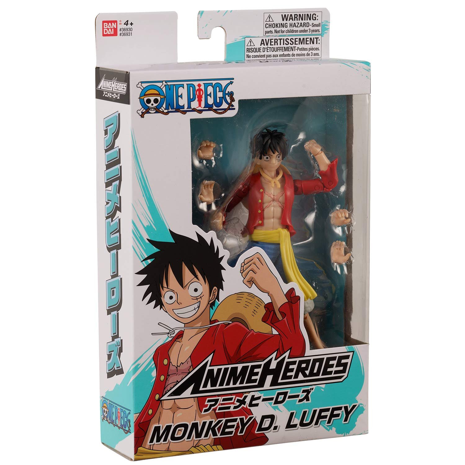 Фигурка BANDAI Anime Heroes One Piece Monkey D. Ruffy 17 см, фото №10