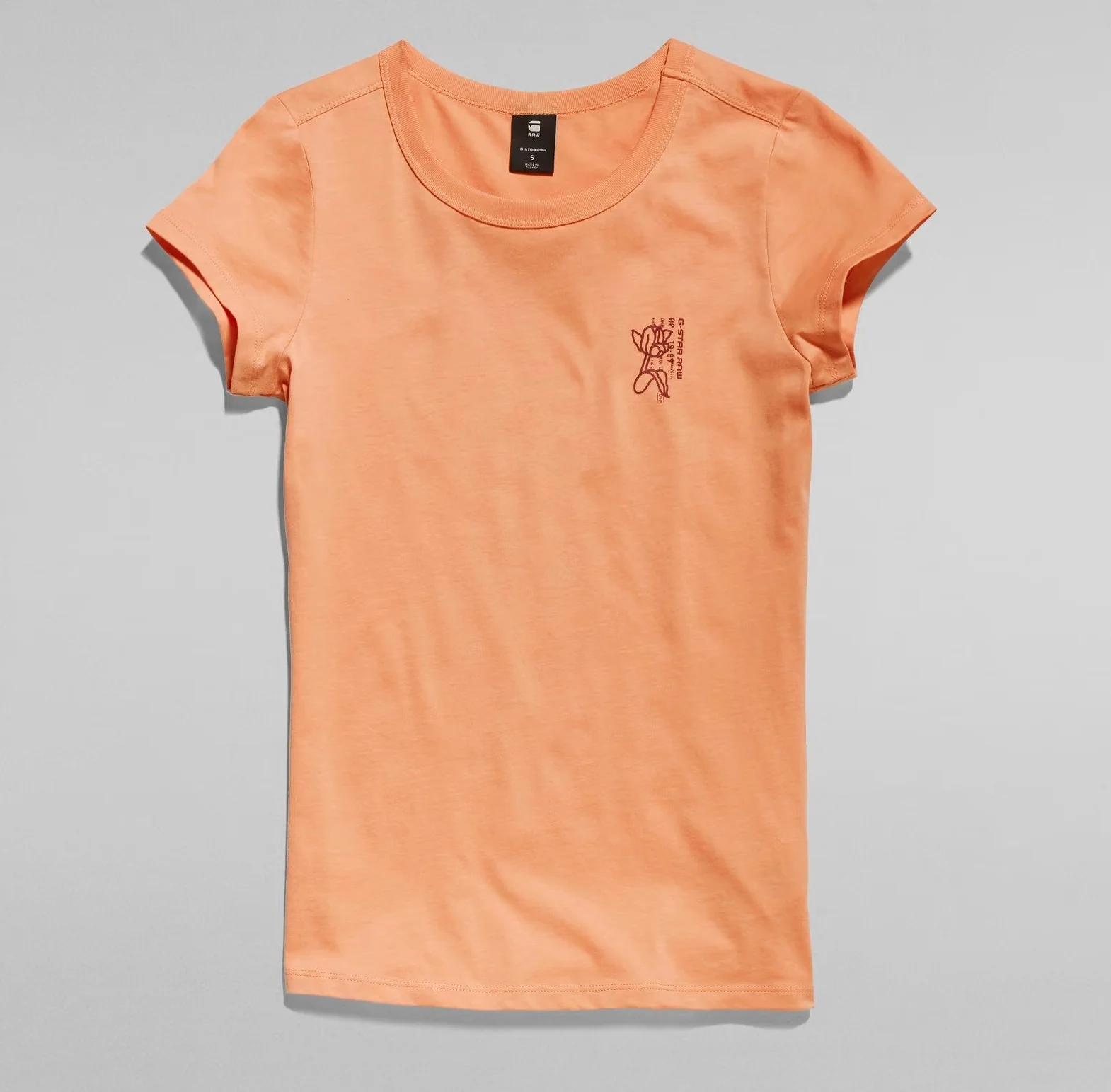 Женская футболка G-Star RAW Tulip Graphic Slim T-Shirt - S, фото №4