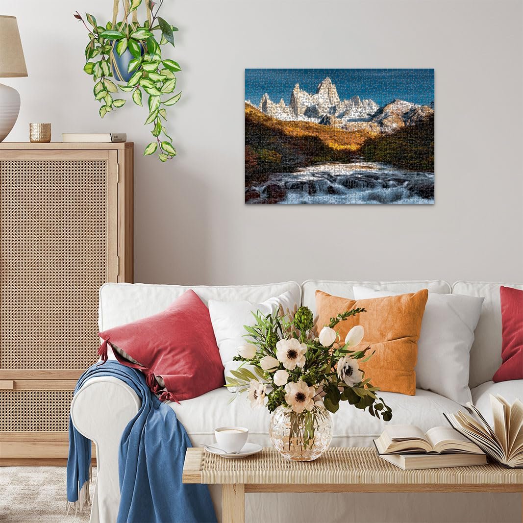 Пазл Ravensburger 12000253 Beautiful Mountains Fitz Roy Patagonia 1000 деталей, фото №5