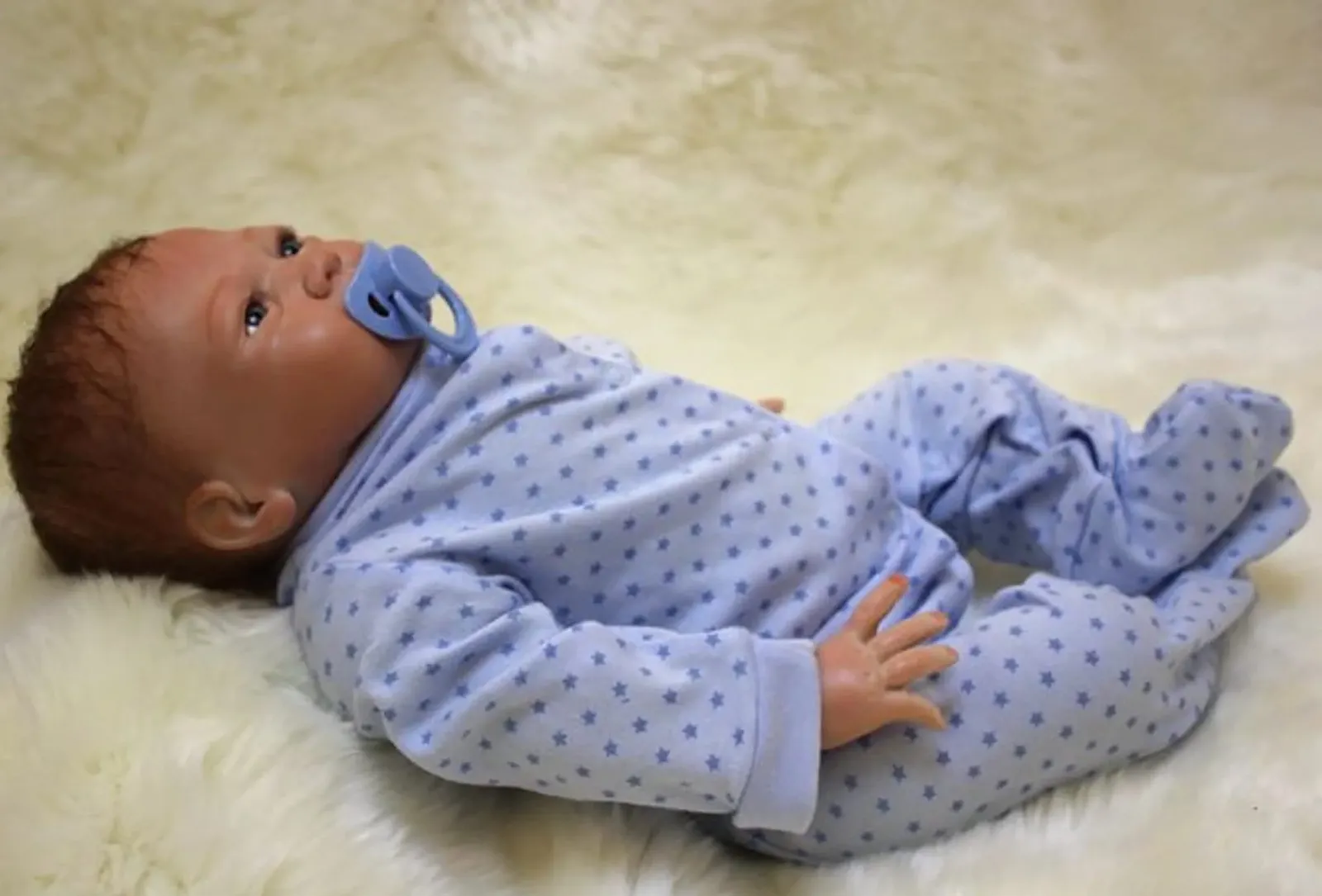Кукла ZIYIUI Reborn Realistic Boy 20 дюймов 50 см Мягкий силиконовый винил Полное тело Реалистичный, фото №6