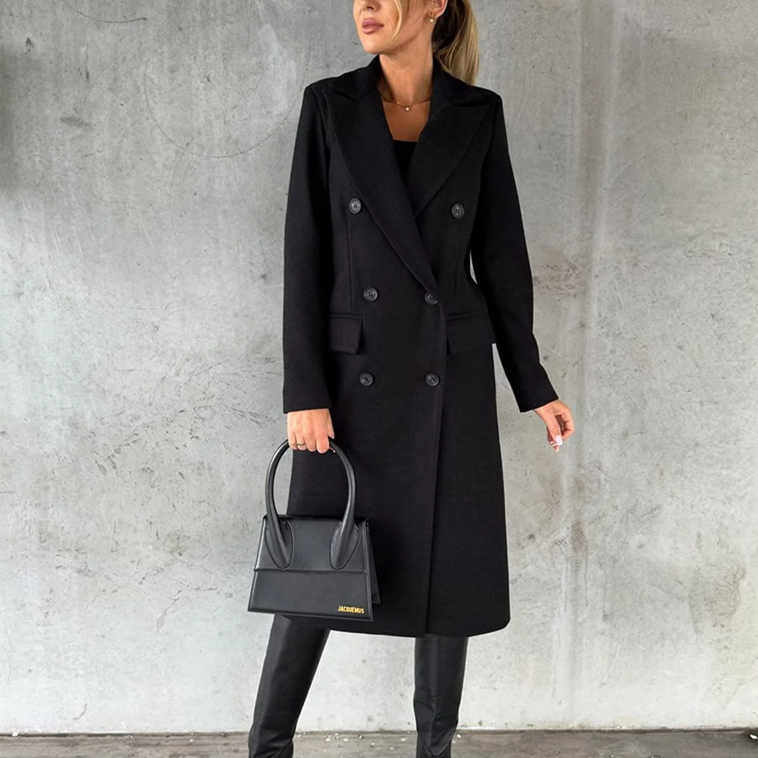 Пальто Vagbalena Женское Длинное Теплое из искусственной овчины, фото №4 Пальто Vagbalena Женское Длинное Теплое из искусственной овчины, фото №4