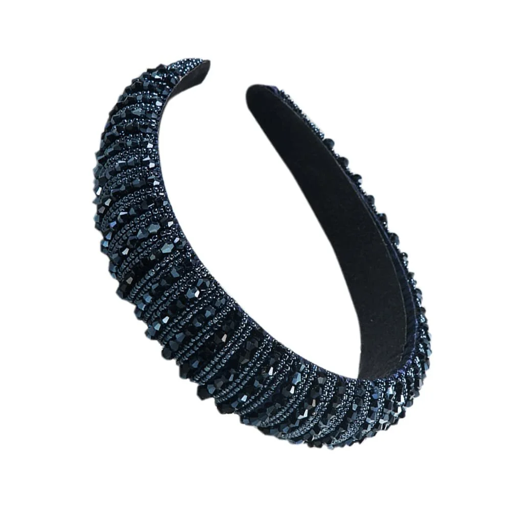 Обруч для волос со стразами, фото №3