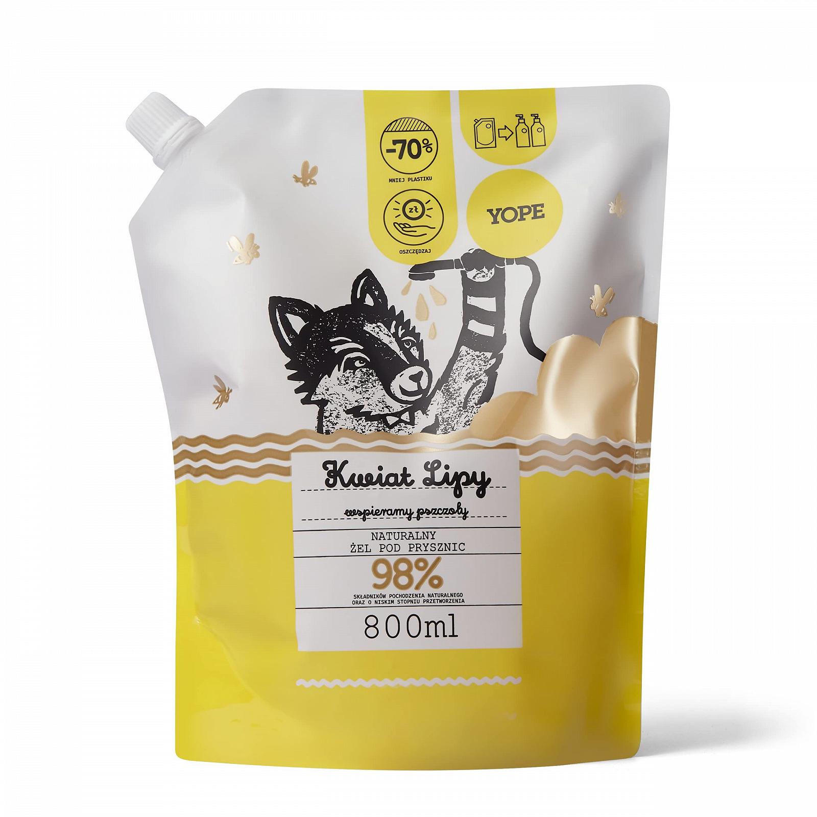 Гель для душа YOPE Refill Lime Flower 800 мл, фото №1