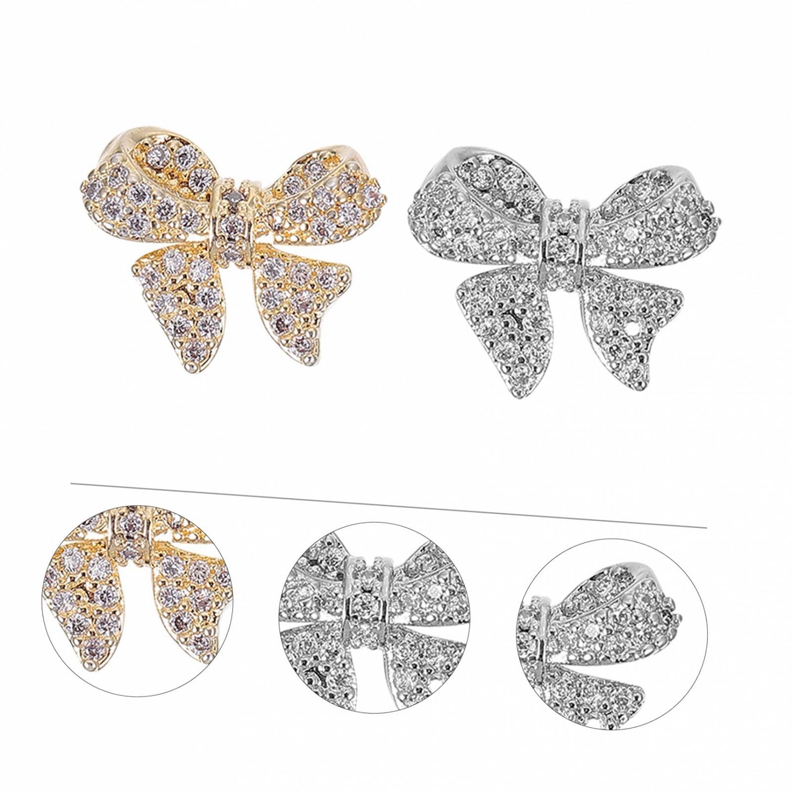 Украшения для ногтей FRCOLOR Набор украшений для маникюра 3D Золото (15 шт.), фото №6