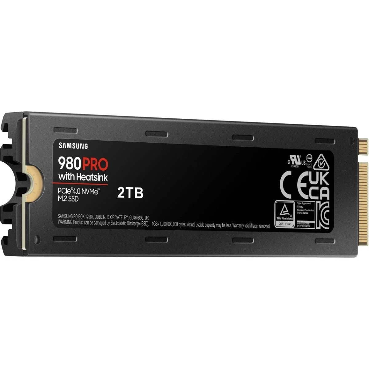 Внутрішній SSD накопичувач Samsung 980 PRO 2 ТБ Heatsink PCIe 4.0 NVMe M.2 (2280) (MZ-V8P2T0CW), фото №6 Внутрішній SSD накопичувач Samsung 980 PRO 2 ТБ Heatsink PCIe 4.0 NVMe M.2 (2280) (MZ-V8P2T0CW), фото №6