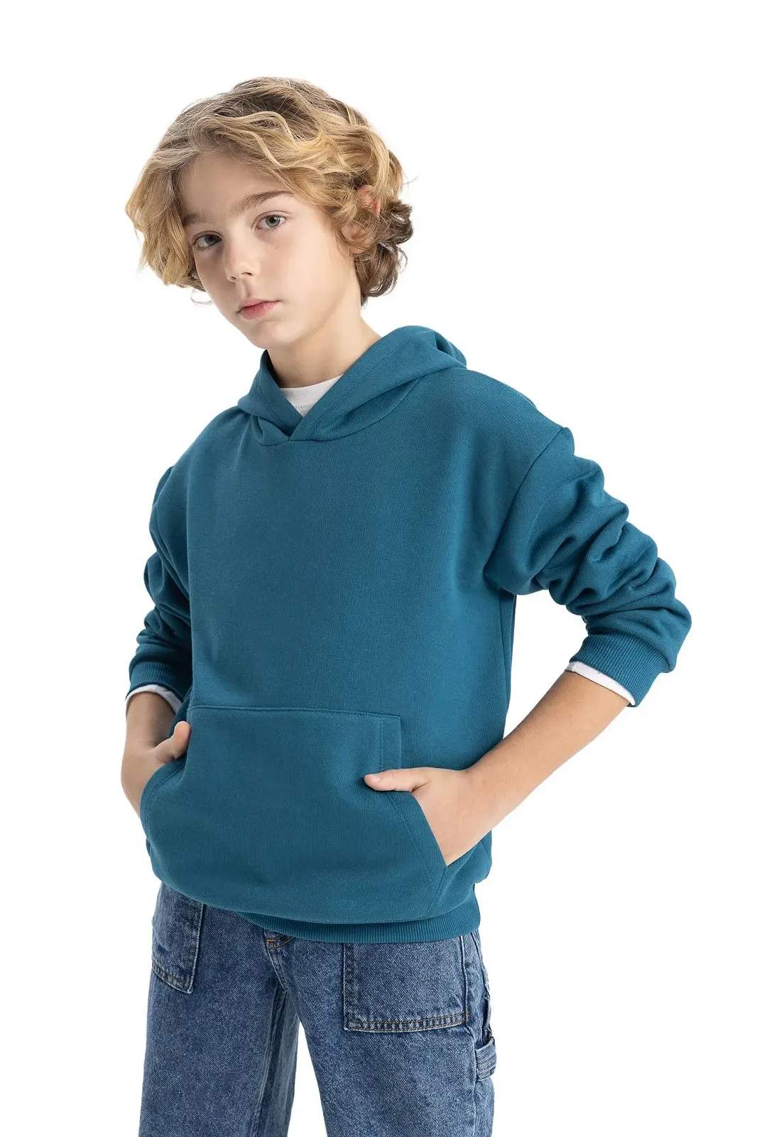 Толстовка з капюшоном DeFacto для хлопчиків, фото №1 Толстовка з капюшоном DeFacto для хлопчиків, фото №1