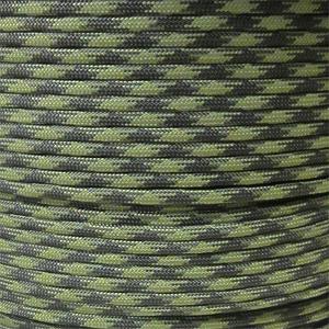 Паракорд Paracord Planet Sicherheit Typ III Gewerbe 249 кг, OD and Moss 50/50, 15 м synthetic.ua - Фото 1