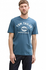 Футболка Tom Tailor LOGO TEE MEN'S 1037735-36985 Синий 2XL - Фото 1