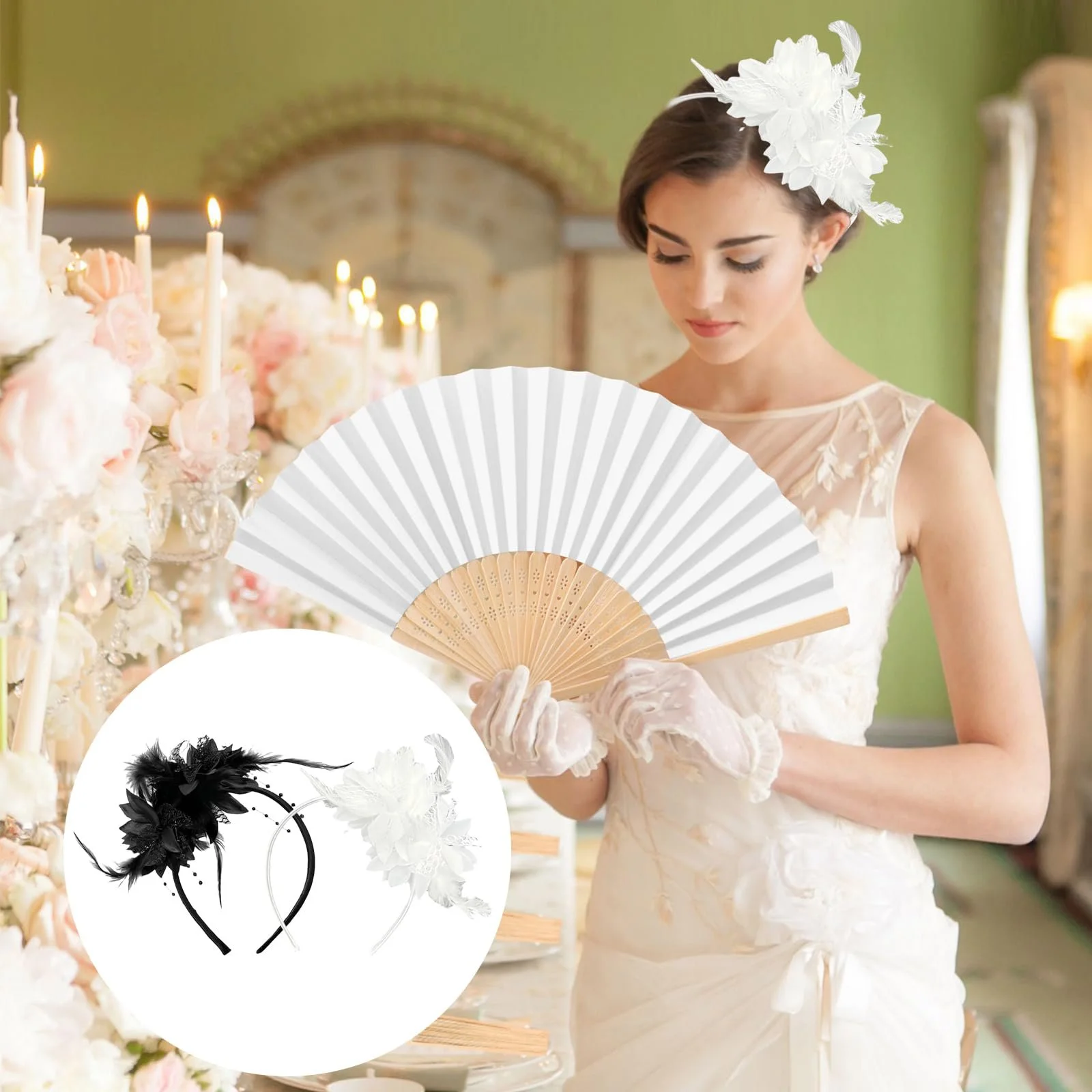 Аксесуари для волосся Набір з 2 Жіночий обруч для волосся, фото №6