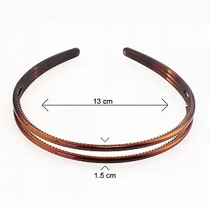 Обруч Классический Двойной Женщин, 1.5 см synthetic.ua - Фото 1