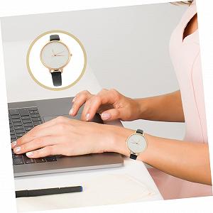 Женские часы LIFKOME Вечерние часы с корпусом из нержавеющей стали, женские часы с полиуретановым ремешком, женские наручные часы, стильные часы с обычным стеклянным зеркалом, разноцветные synthetic.ua - Фото 1