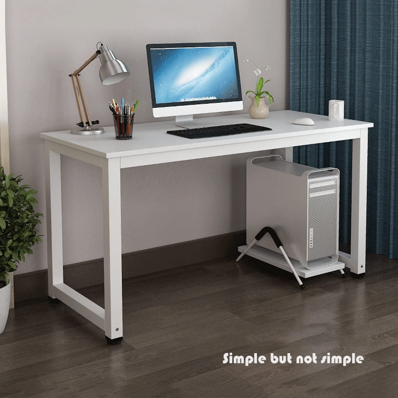 Подставка для ноутбука Поддержка настольного компьютера Подставка для корпуса ПК Бытовая полка для хранения Подставка для компьютерного процессора Tower с боковым металлическим кронштейном (A), фото №6