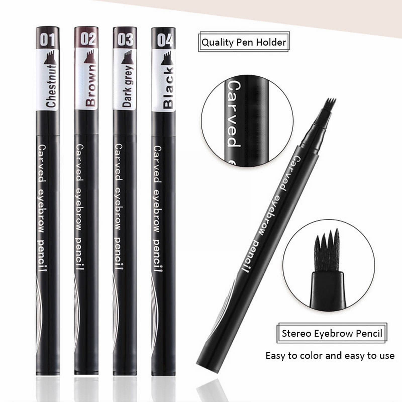 Олівець для брів Wasser з чотирьохзубчастим наконечником водостійкий, фото №3 Олівець для брів Wasser з чотирьохзубчастим наконечником водостійкий, фото №3