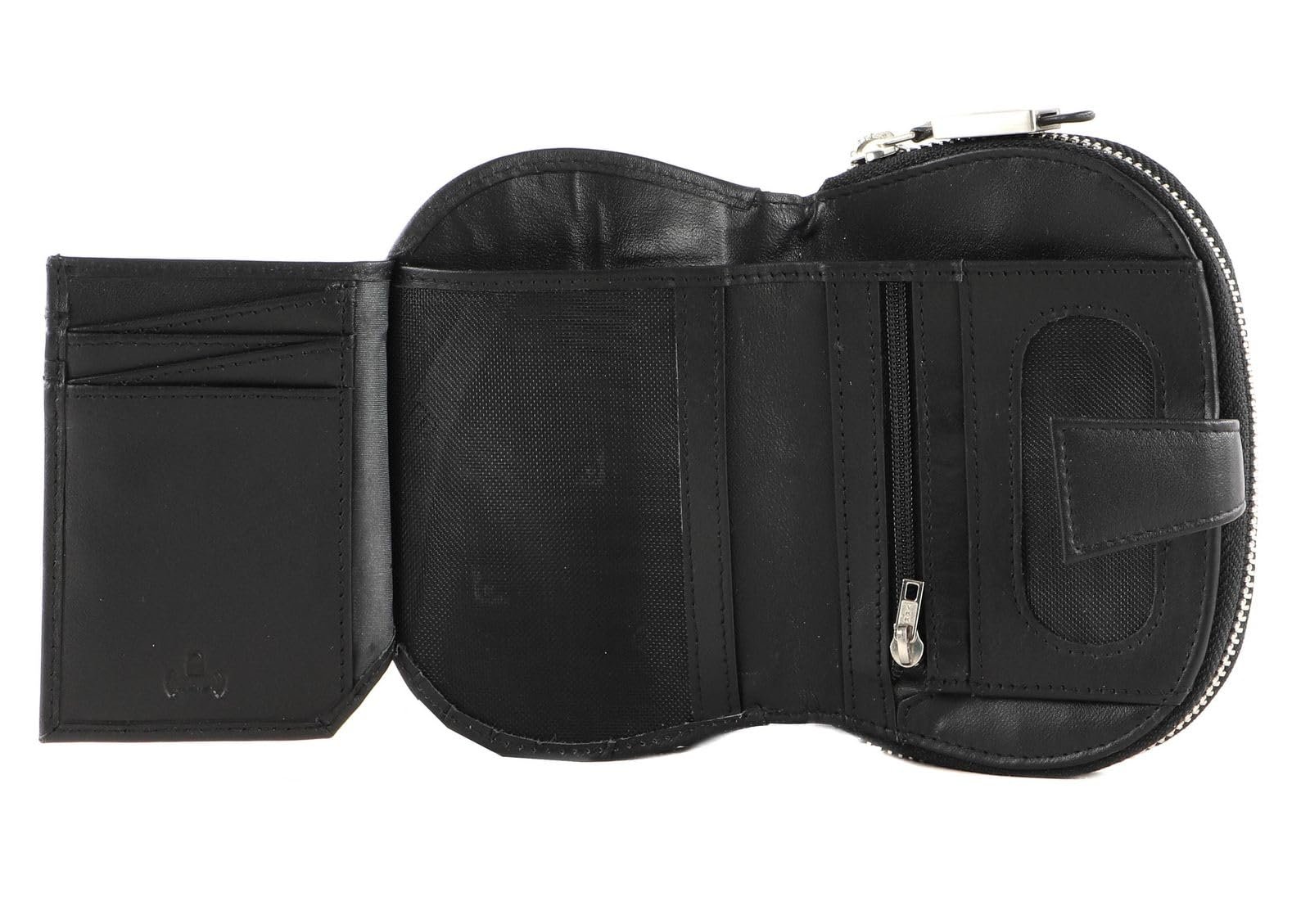 Кошелек VOI 70242 Soft Женский Черный (1) Мягкий кошелек на молнии, черный, кошелек для монет, фото №3