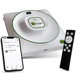 Робот для мойки окон Wiizzee NV01, Slim, Тихий, 3 режима уборки (N/Z/NZ), Управление через приложение, Дистанционное управление, Белый - Фото 1