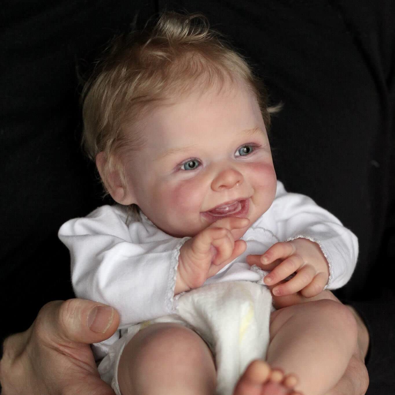 Кукла Zero pam Reborn Baby Doll 20 дюймов 50 см Реалистичная кукла новорожденной девочки с улыбкой, фото №3