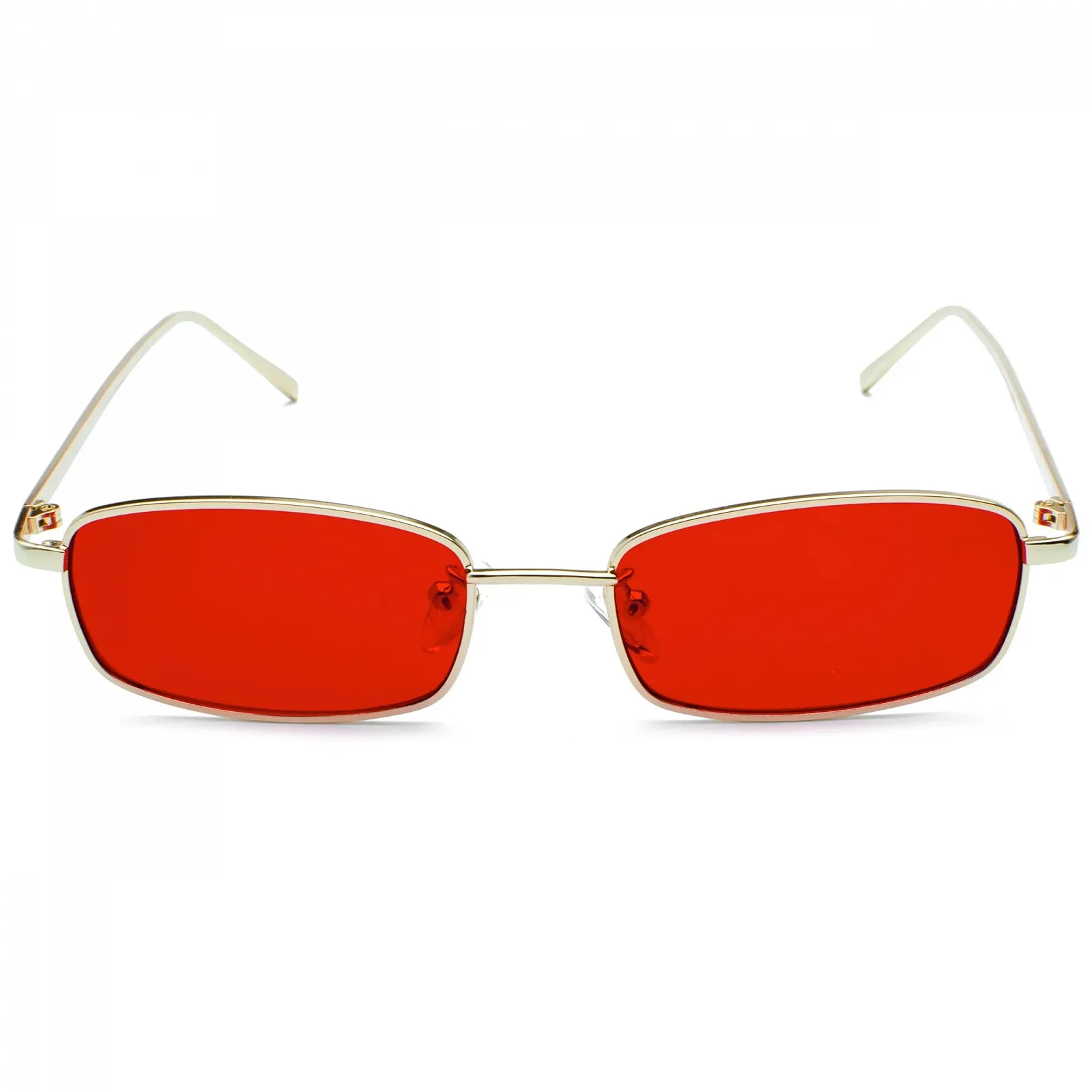 Сонцезахисні окуляри Прямокутні JCTAIFOO Вінтажні Квадратні Вузькі в стилі хіп-хоп, фото №2